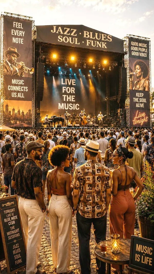 Jazz, Blues, Soul und Funk