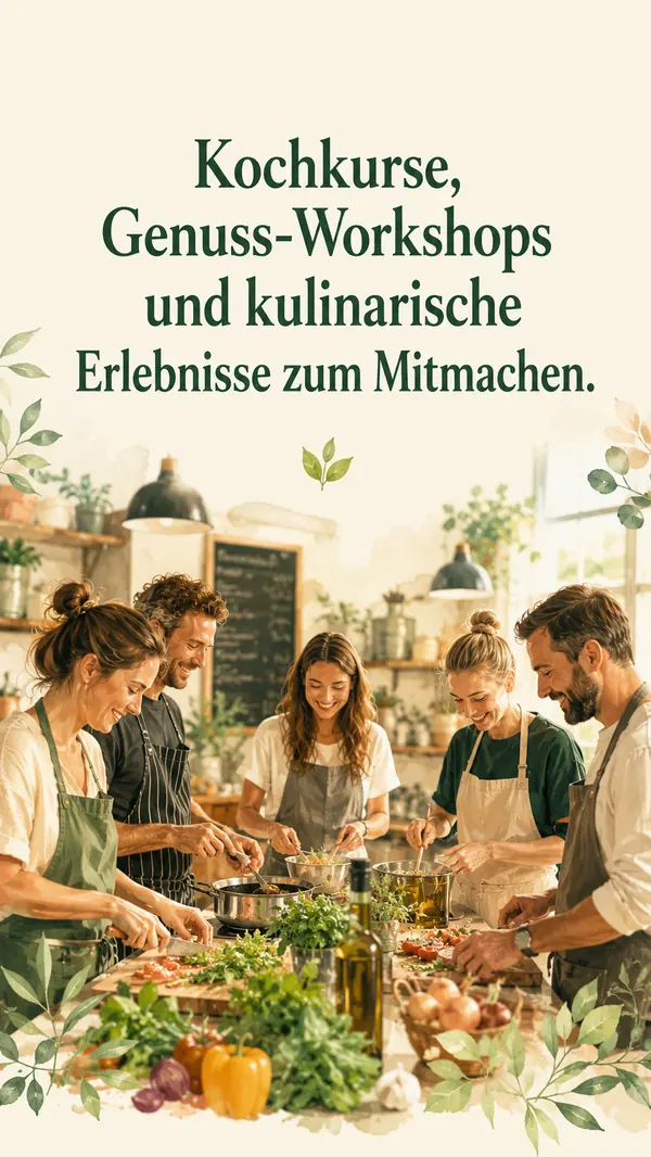 Kochkurse & Genuss-Workshops